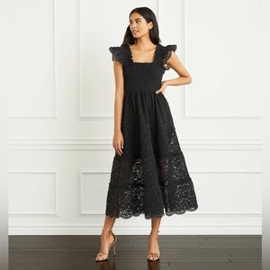 NWT Hill House Collector's Edition Black Lace Ellie Nap Dress Size XS